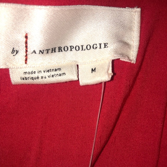 NWT Anthropologie Strapless Red Mini Dress – Size Medium - Picture 5 of 6